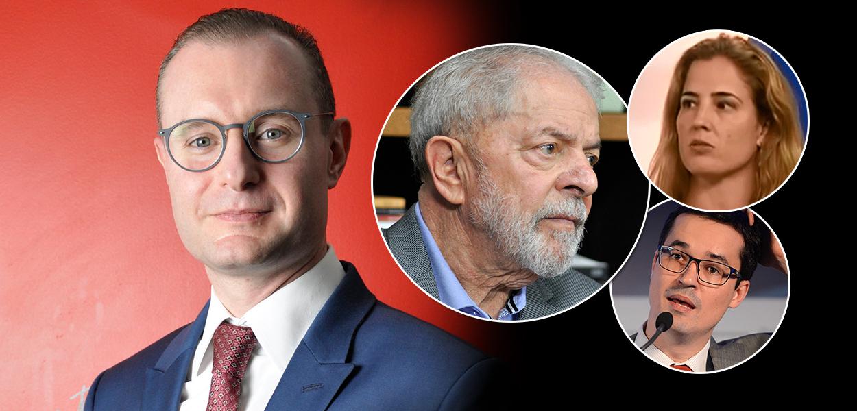 Advogado Cristiano Zanin Martins, ex-presidente Lula, juíza Gabriela Hardt e o procurador Deltan Dallagnol