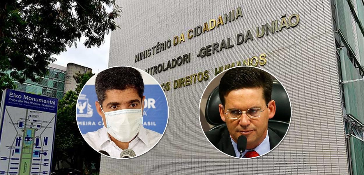 ACM Neto e o deputado João Roma