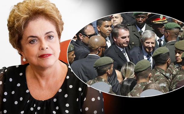 Dilma Rousseff, Jair Bolsonaro e Augusto Heleno