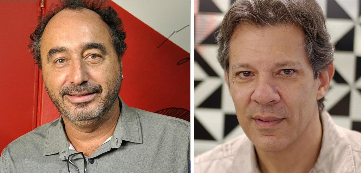 Renato Rovai e Fernando Haddad