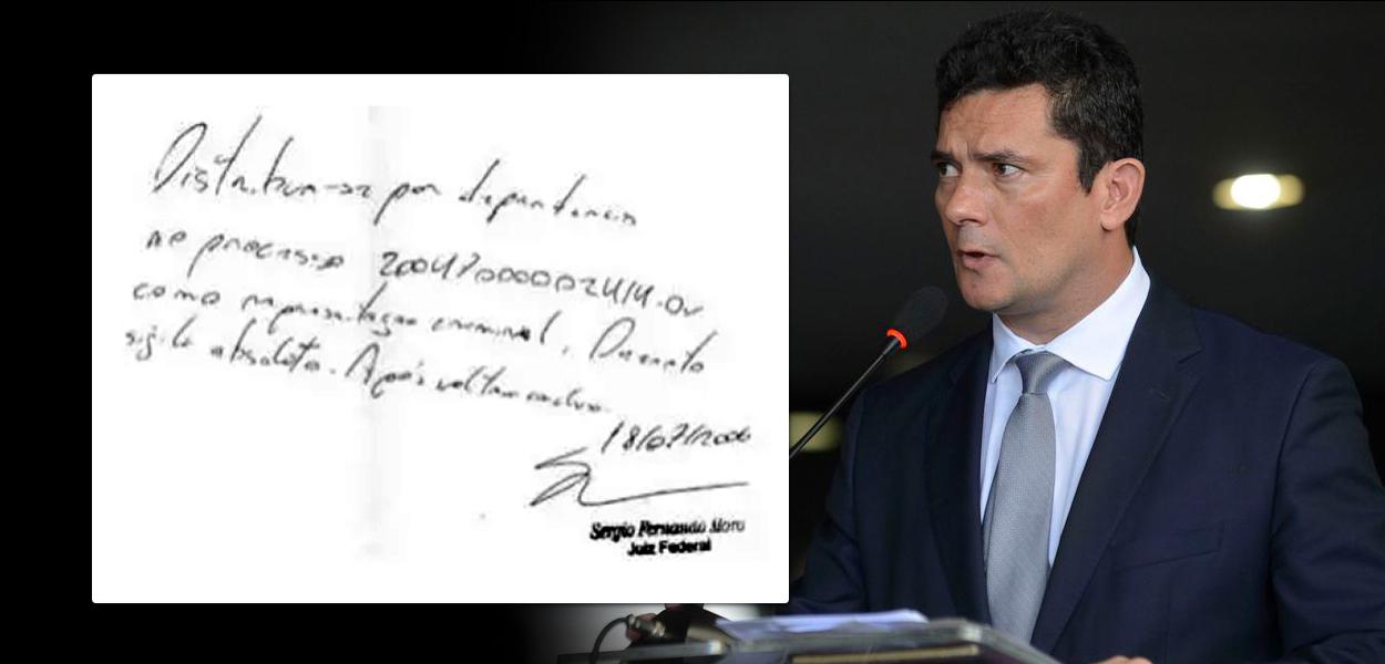 Moro e o despacho manuscrito em que abre uma investigação obscura, em 2006, a origem da Lava Jato