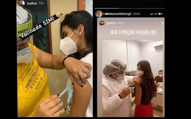 Gêmeas milionárias Gabrielle Kirk Lins e Isabelle Kirk Lins  furam fila da vacina em Manaus