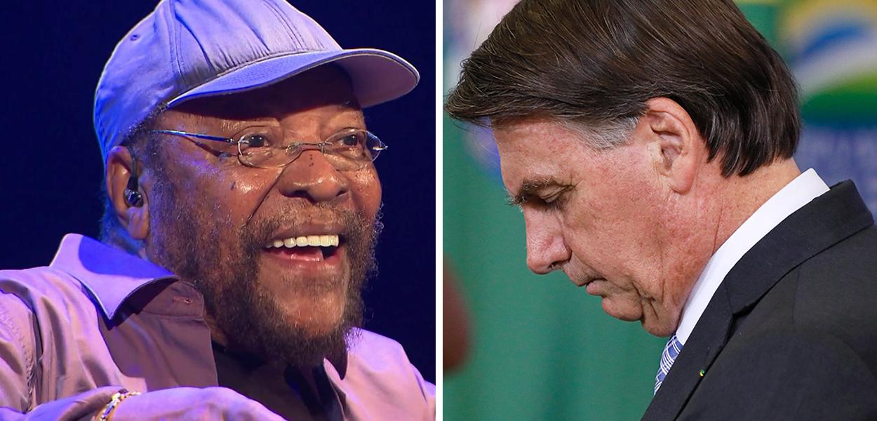 Martinho da Vila e Jair Bolsonaro