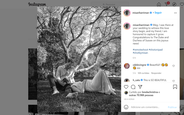 Meghan Markle grávida e Príncipe Harry