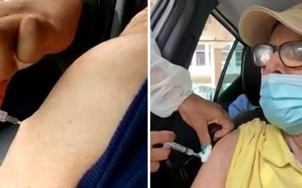 Idosos recebem falsa vacina no estado do Rio