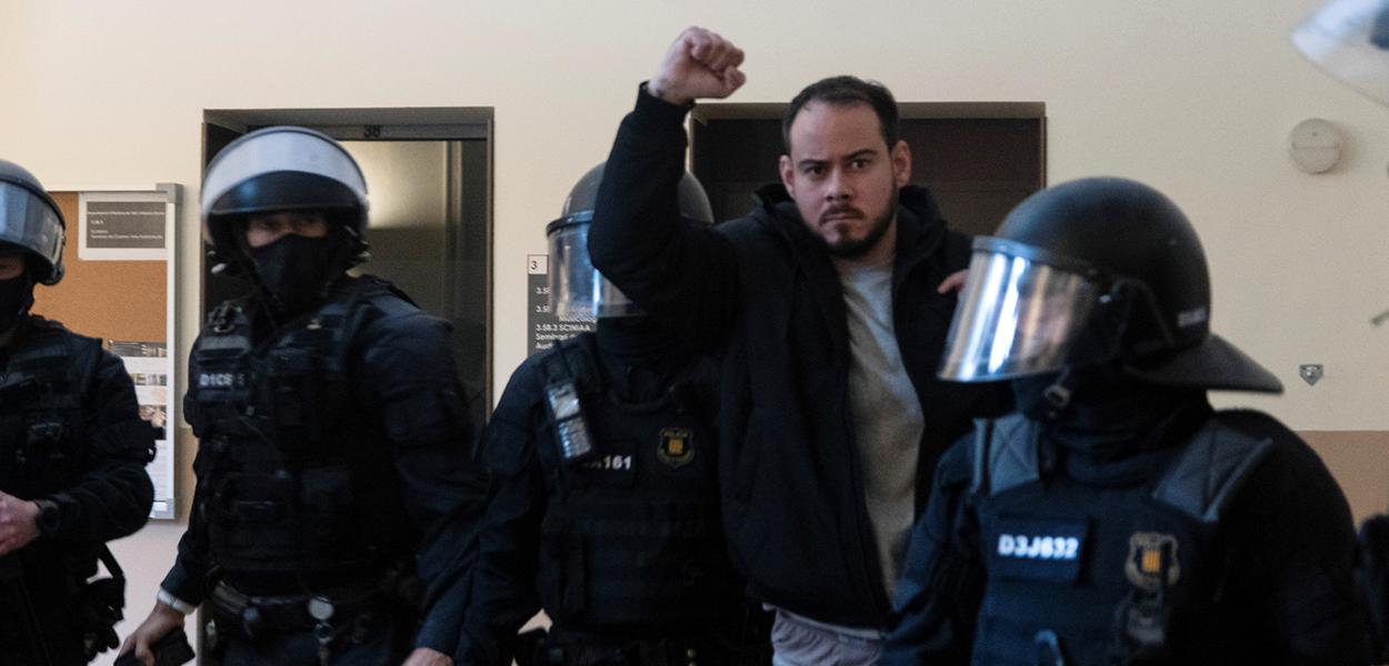 Rapper Pau Rivadulla Duró, conhecido como Pablo Hasél