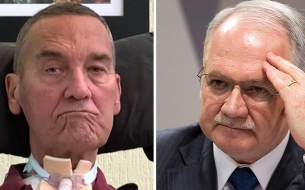 O general Villas Bôas e o ministro do STF Edson Fachin
