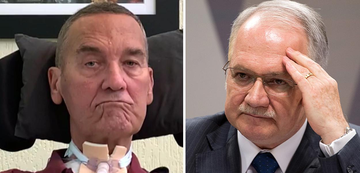 O general Villas Bôas e o ministro do STF Edson Fachin