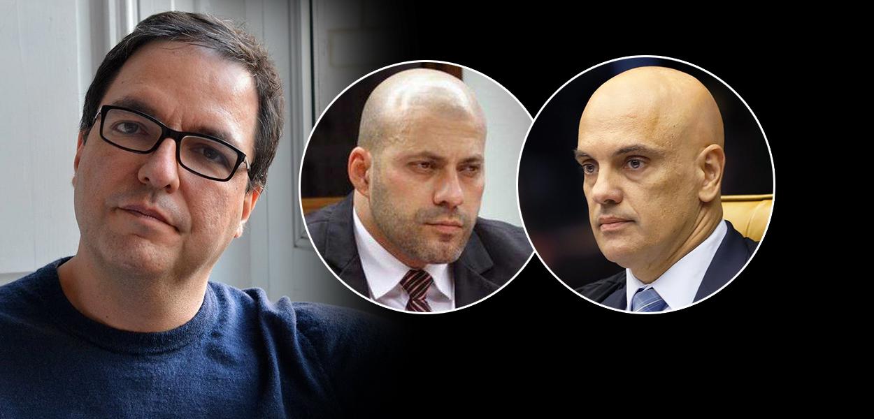 Luis Felipe Miguel, Daniel Silveira e Alexandre de Moraes