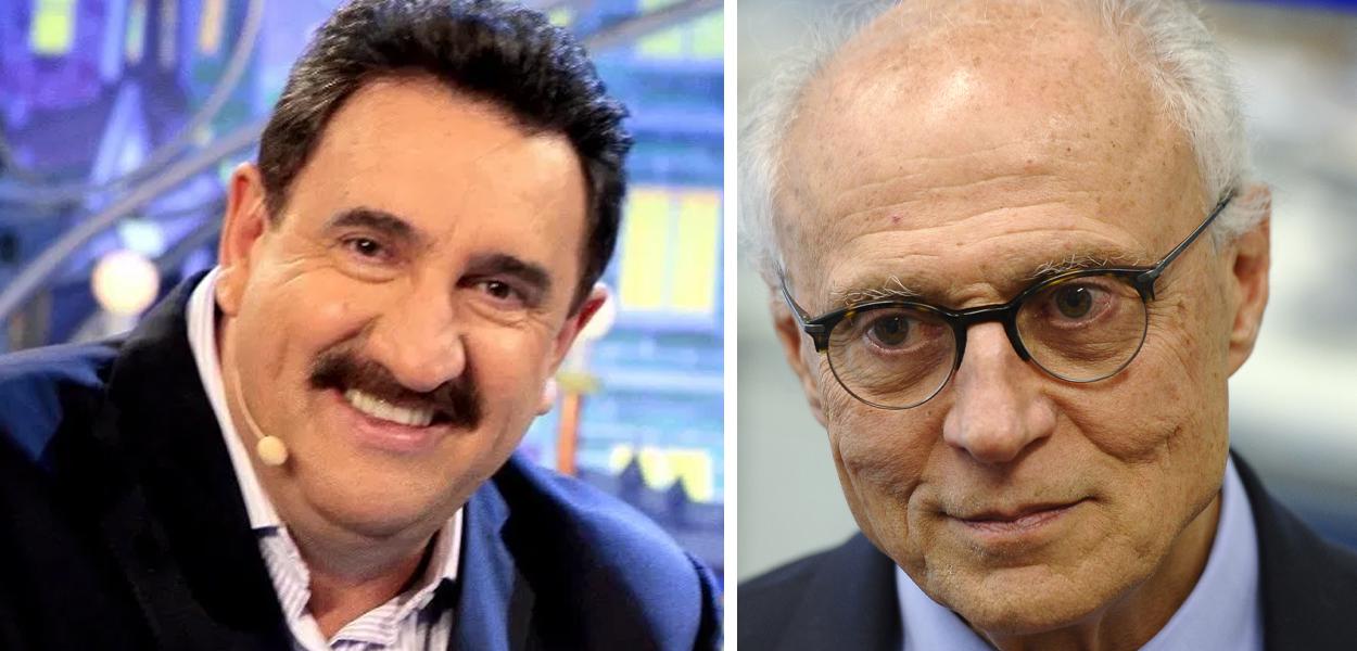 Carlos Massa, o Ratinho, e Eduardo Suplicy