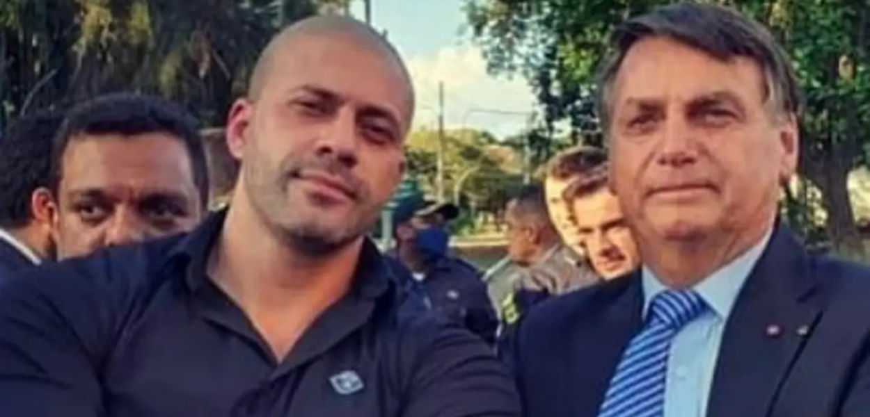 Jair Bolsonaro e Daniel Silveira