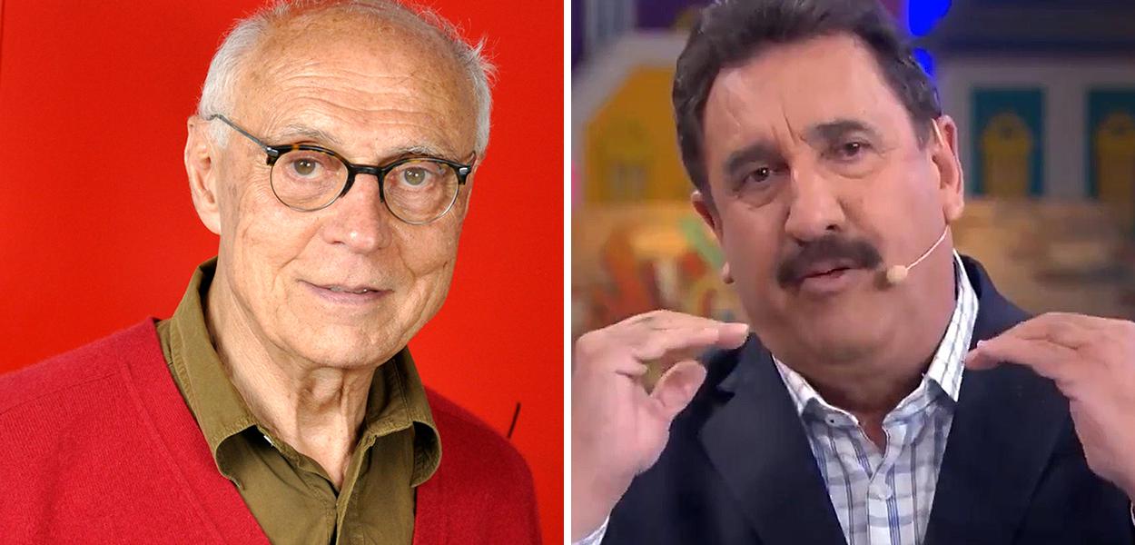 Eduardo Suplicy e o apresentador Ratinho