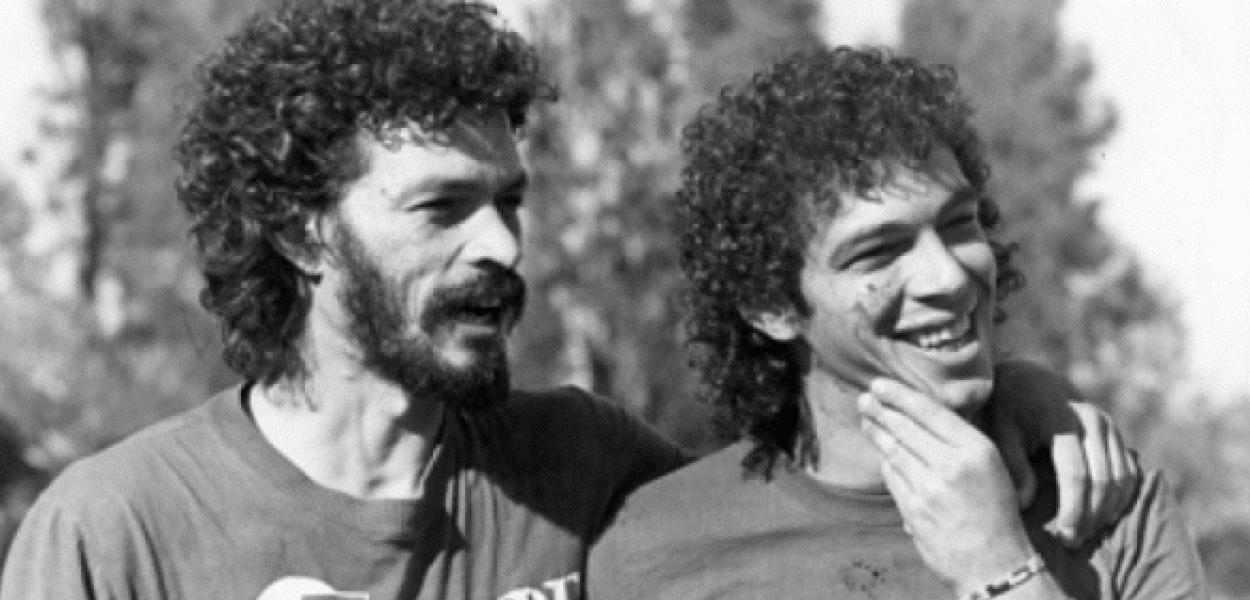 Sócrates e Walter Casagrande