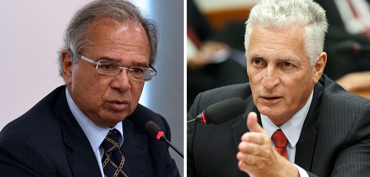 Paulo Guedes e Rogério Correia