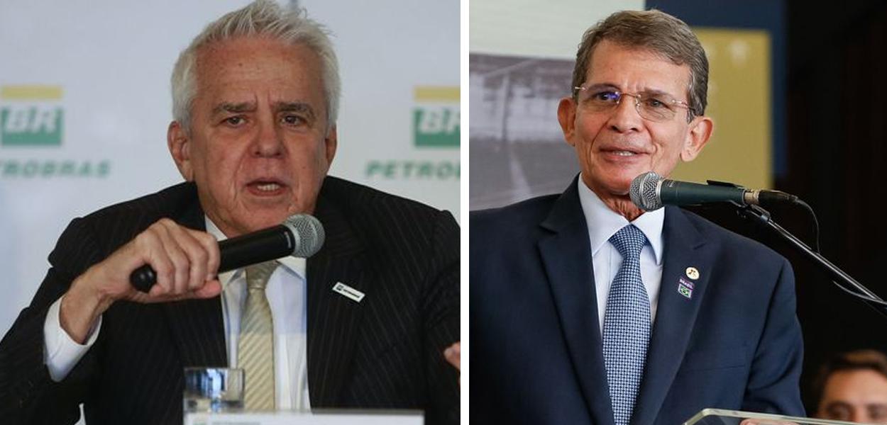 Roberto Castello Branco e Joaquim Silva e Luna