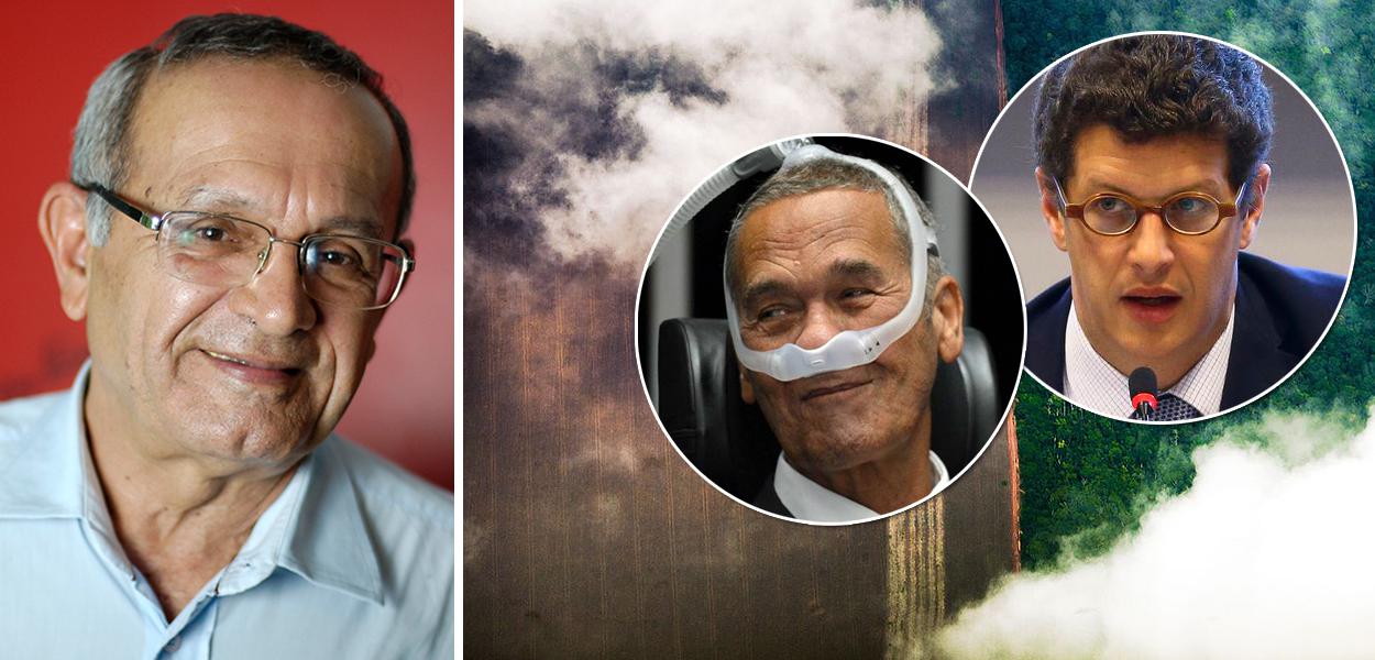 Manoel Domingos Neto, Eduardo Villas Bôas e Ricardo Salles