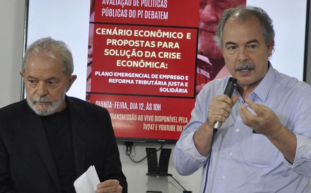 Lula e Aloizio Mercadante