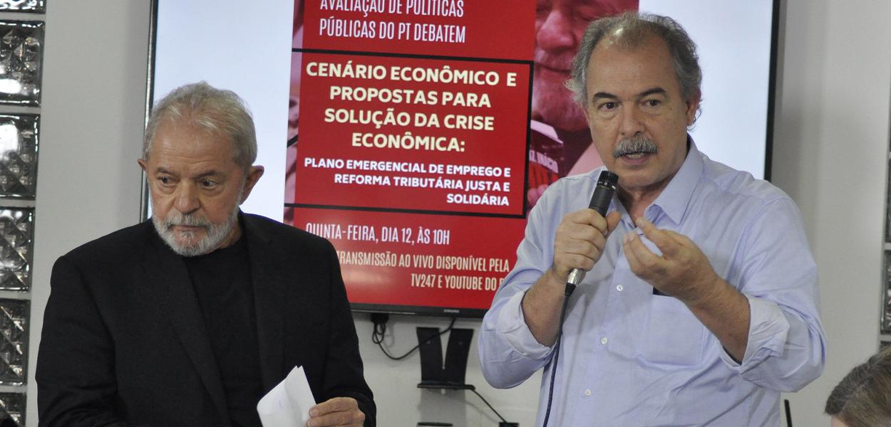 Lula e Aloizio Mercadante