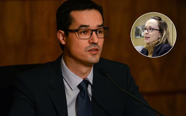 Deltan Dallagnol e a delegada Erika Marena