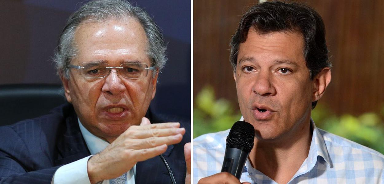 Paulo Guedes e Fernando Haddad