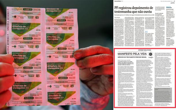 Cloroquina e o informe publicitário publicado na Folha de S.Paulo