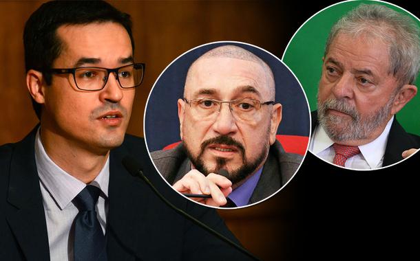 Deltan Dallagnol, Januário Paludo e o ex-presidente Lula