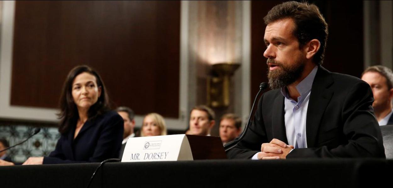 Jack Dorsey e Sheryl Sandberg