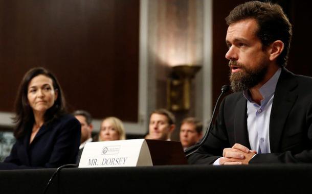 Jack Dorsey e Sheryl Sandberg