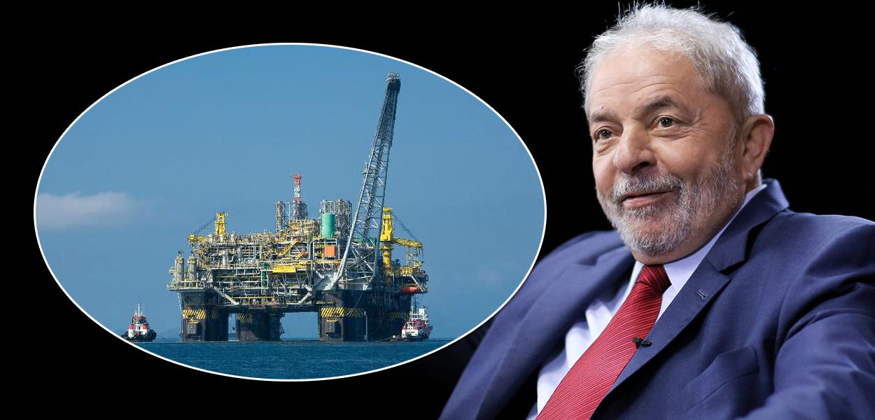 Ex-presidente Lula e a plataforma da Petrobrás