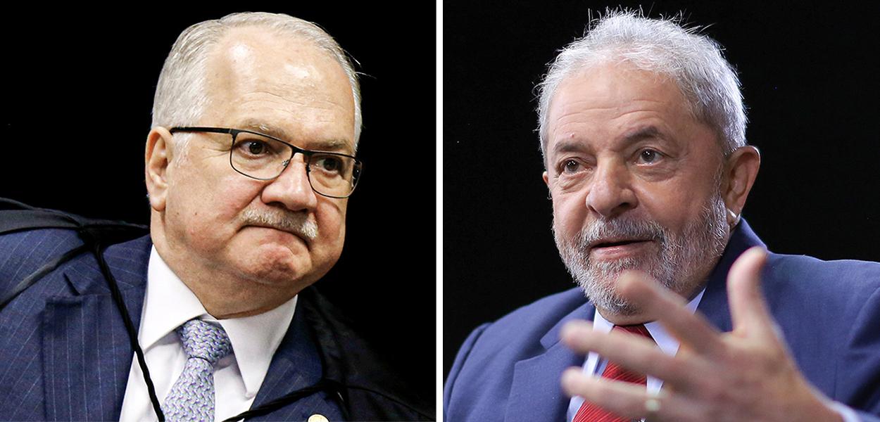 Edson Fachin e o ex-presidente Lula