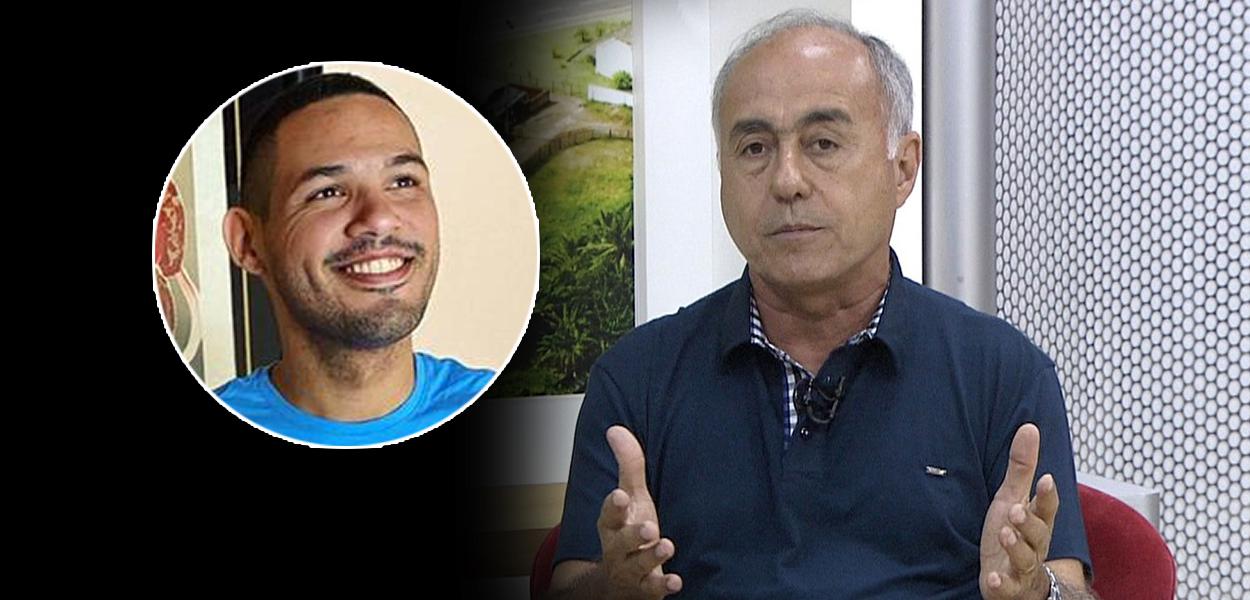 Jornalista João Renato Jácome e o  prefeito de Rio Branco (AC), Tião Bocalom (PP)