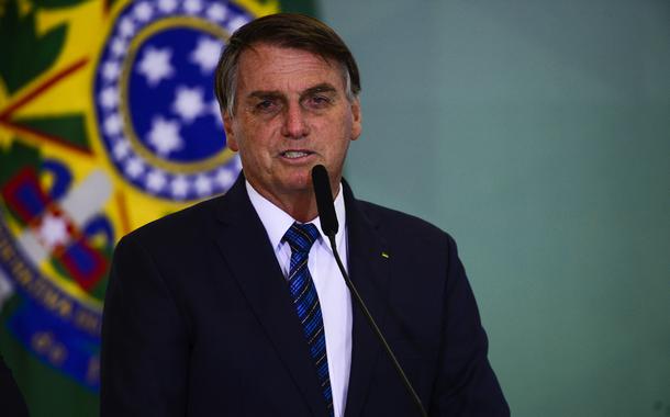 Jair Bolsonaro participa do lançamento da Agenda Prefeito + Brasil, no Palácio do Planalto.