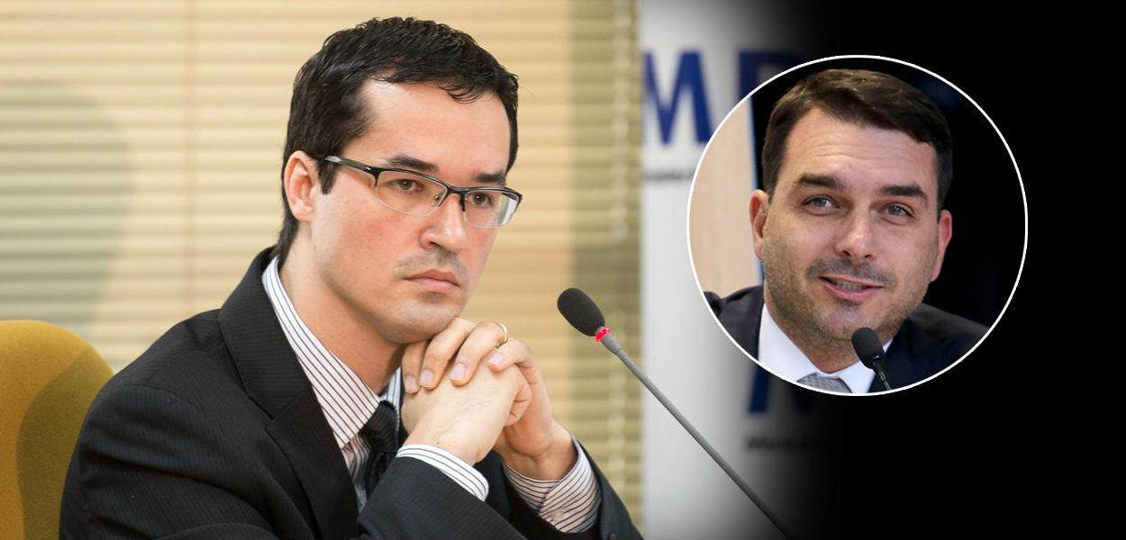 Dallagnol e Flávio Bolsonaro