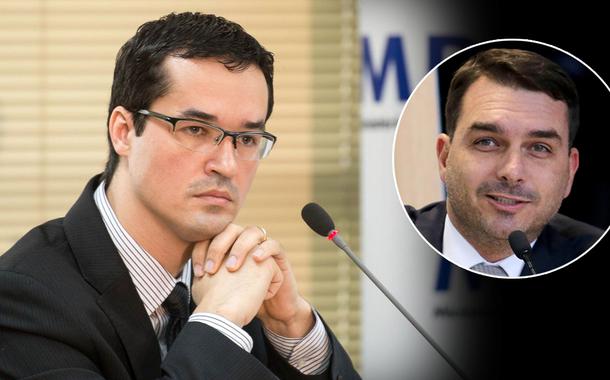 Dallagnol e Flávio Bolsonaro