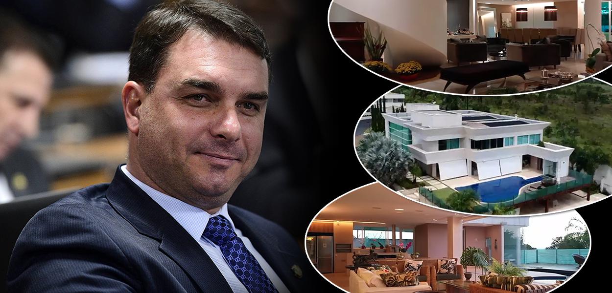 Flávio Bolsonaro | mansão de R$ 6 milhões em Brasília