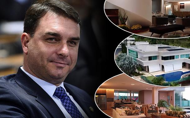 Flávio Bolsonaro | mansão de R$ 6 milhões em Brasília