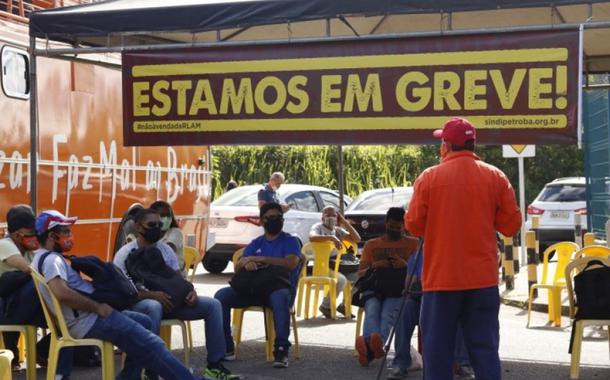 Greve dos petroleiros na Bahia