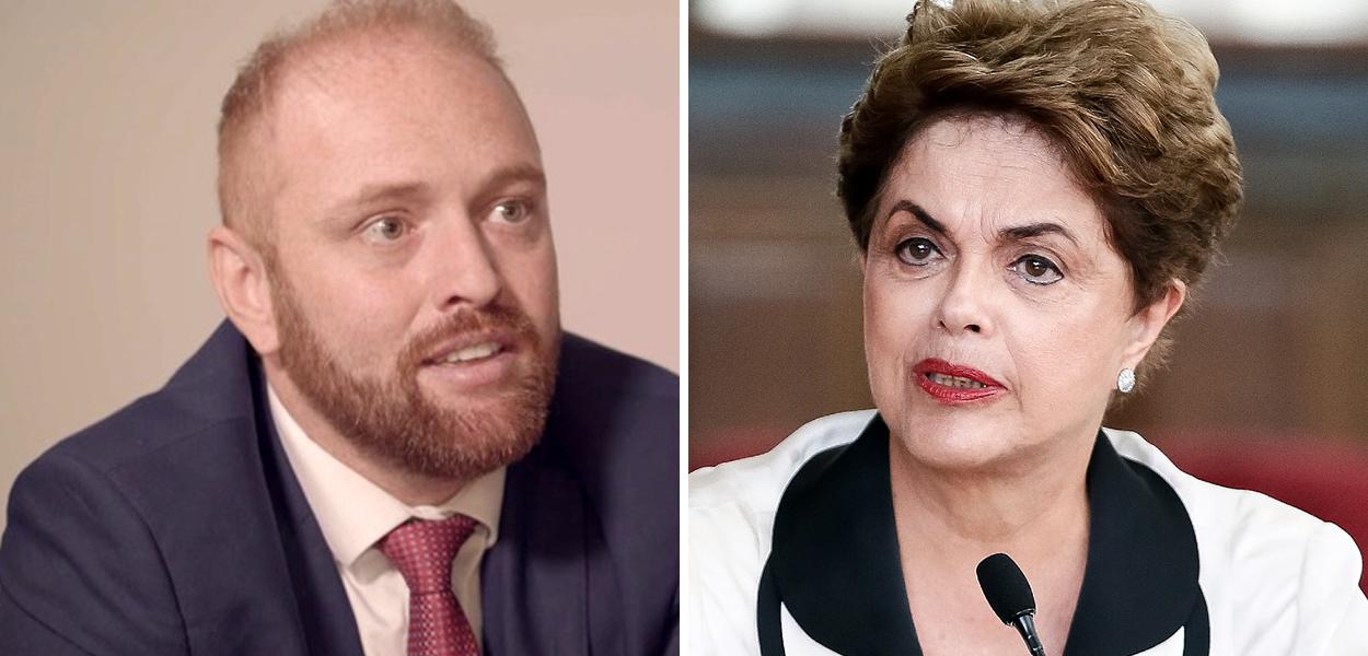 Walter Delgatti Neto e Dilma Rousseff