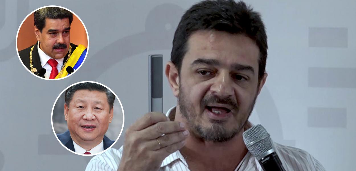 Nicolás Maduro, Xi Jinping e Elias Jabbour