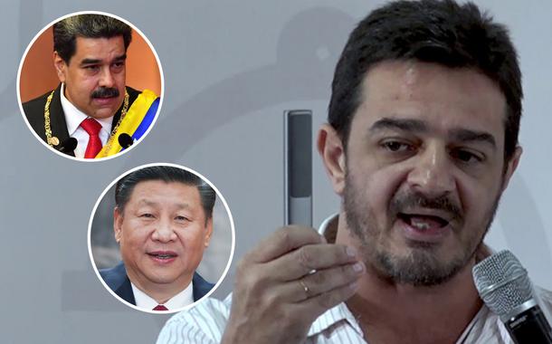 Nicolás Maduro, Xi Jinping e Elias Jabbour