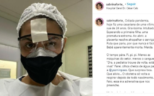 A obstetra Sabrina Forte