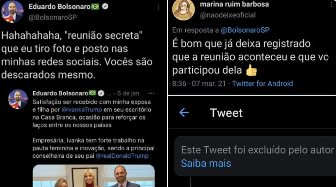 Twitter apagado por Eduardo Bolsonaro