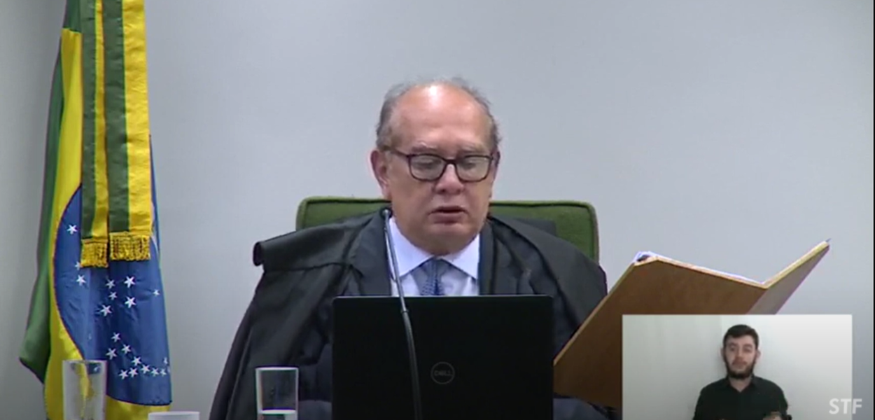 Gilmar Mendes na sessão da Segunda Turma que julga suspeição de Moro