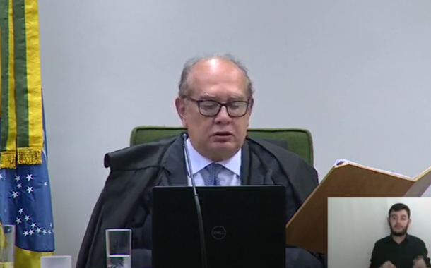 Gilmar Mendes na sessão da Segunda Turma que julga suspeição de Moro