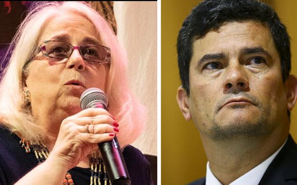 Hildegard Angel e Sergio Moro