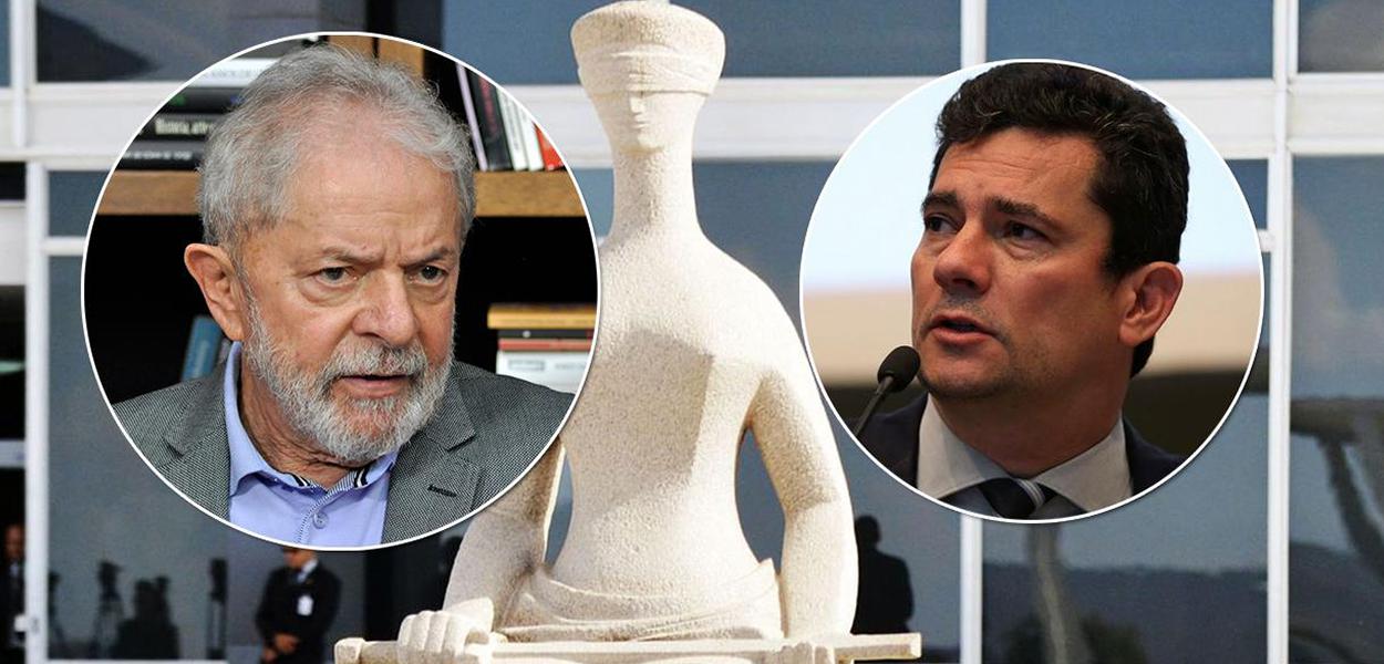 Ex-presidente Lula e Sérgio Moro