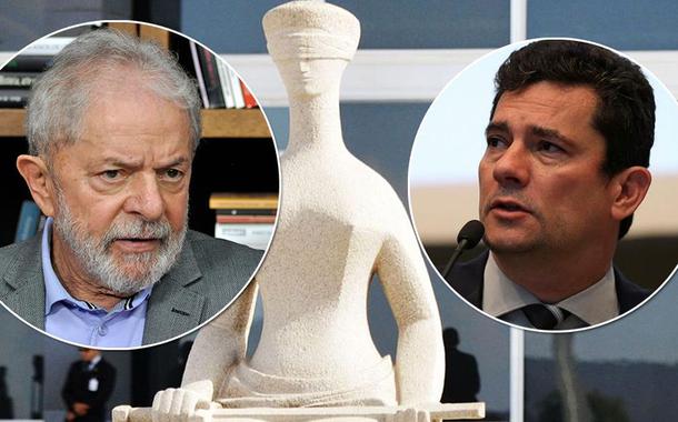 Ex-presidente Lula e Sérgio Moro