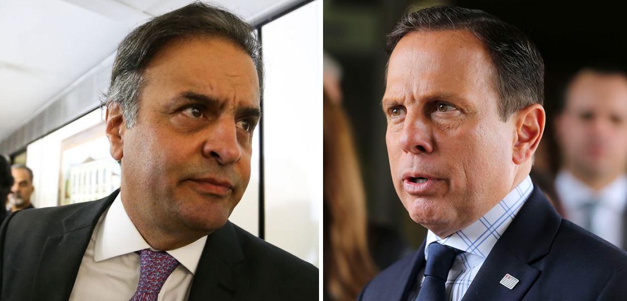 Aécio Neves e João Doria