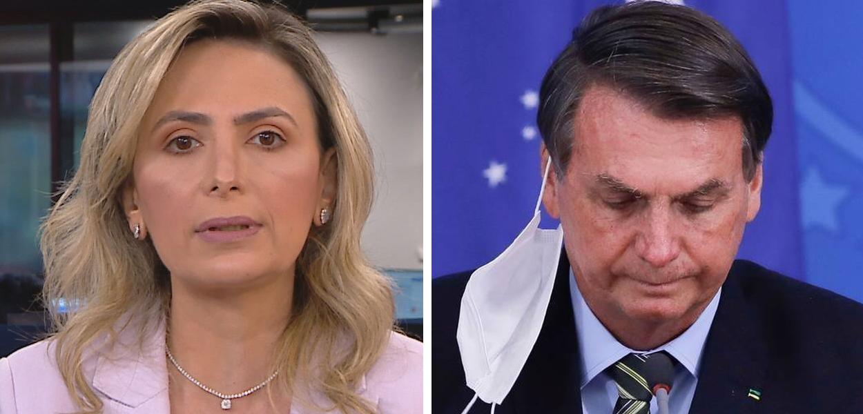 Ludhmila Hajjar e Jair Bolsonaro