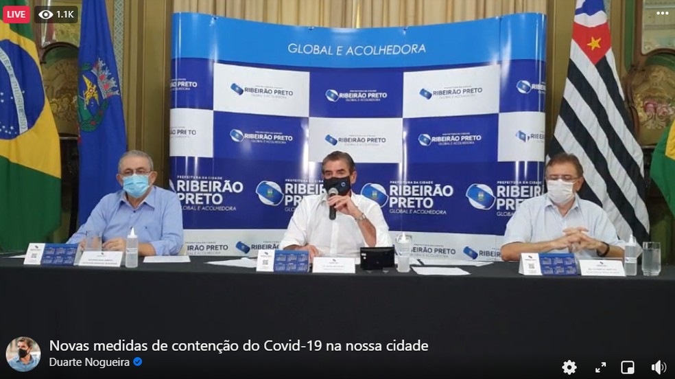 Duarte Nogueira anuncia lockdown em Ribeirão Preto